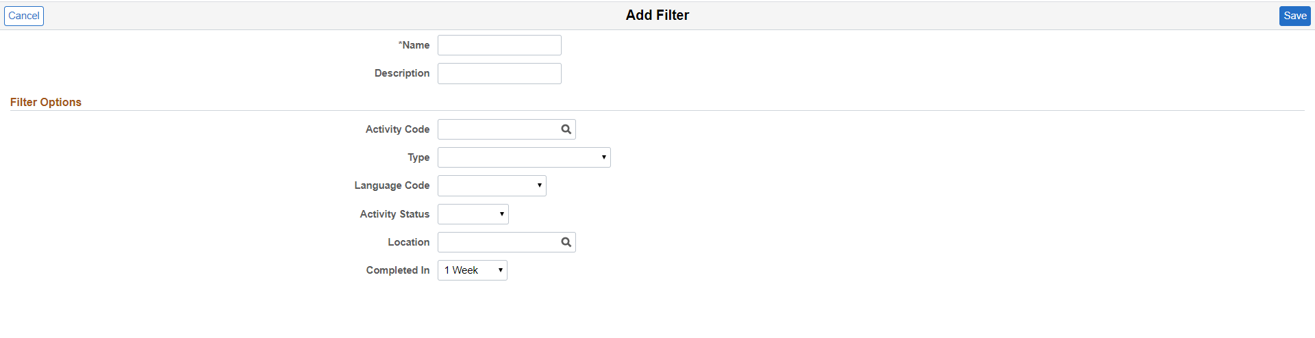LFF_Add Filter page