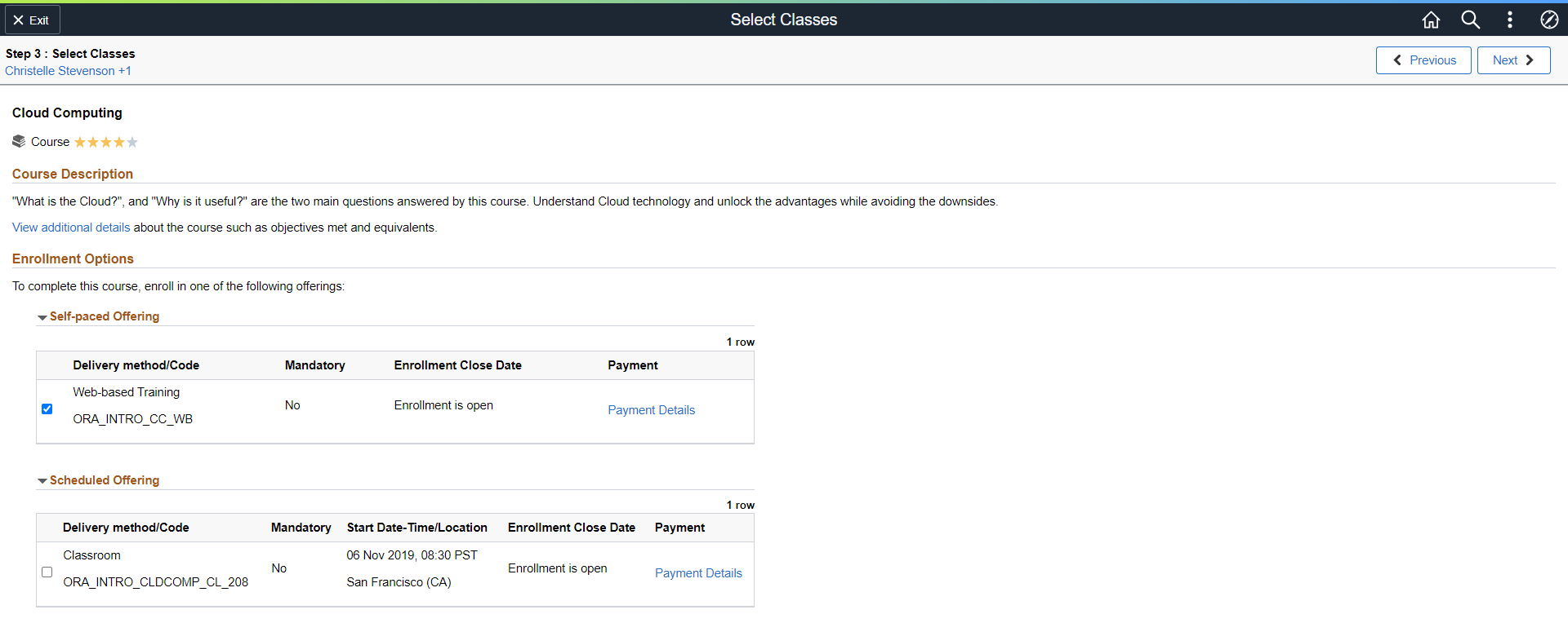 Step 3 of 4 of Add Learning - By Team Members Page