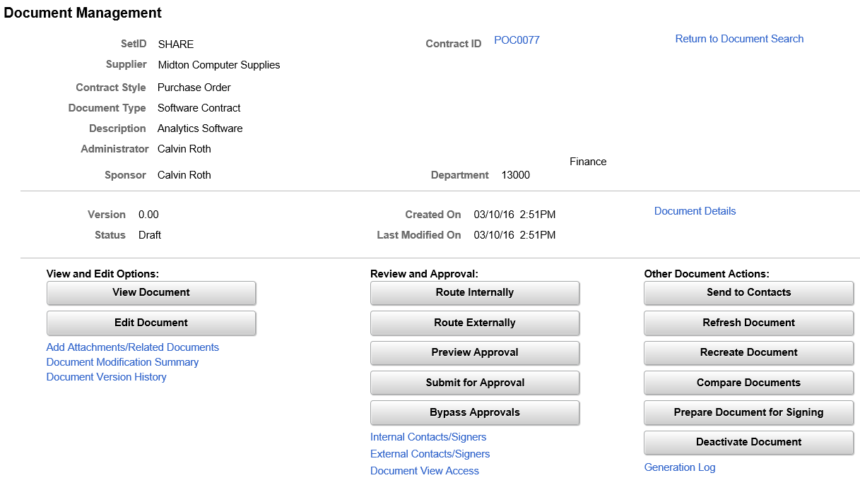 Document Management