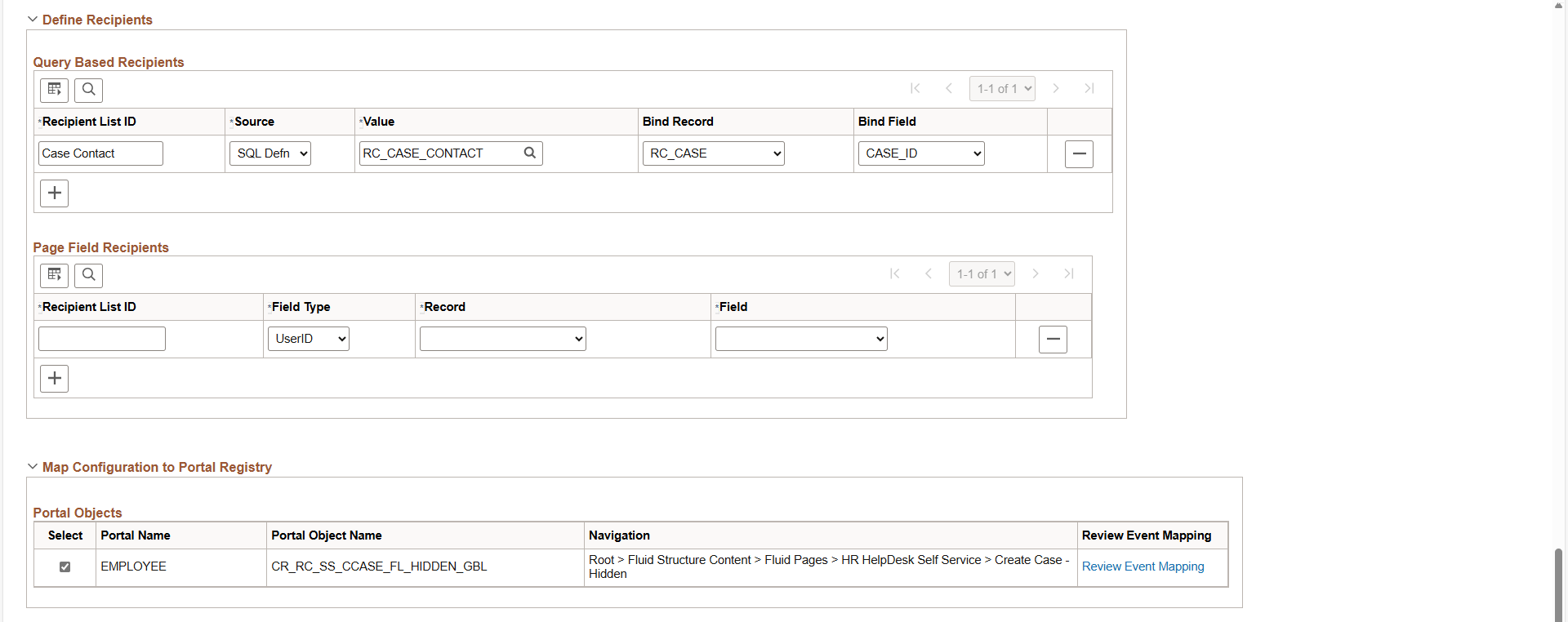 Configurable Trigger page (2 of 2)