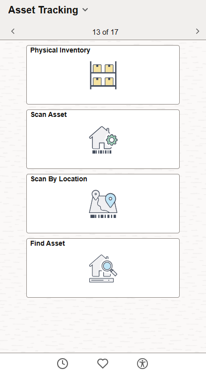 Asset Tracking Fluid Home page_Smartphone
