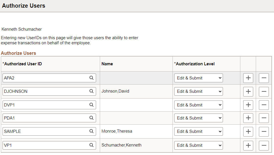 Authorize Users