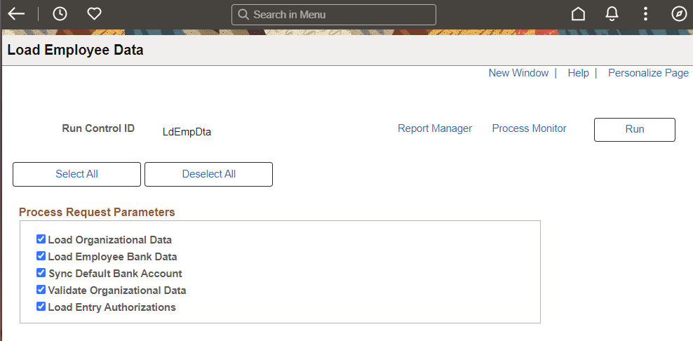 Load Employee Data