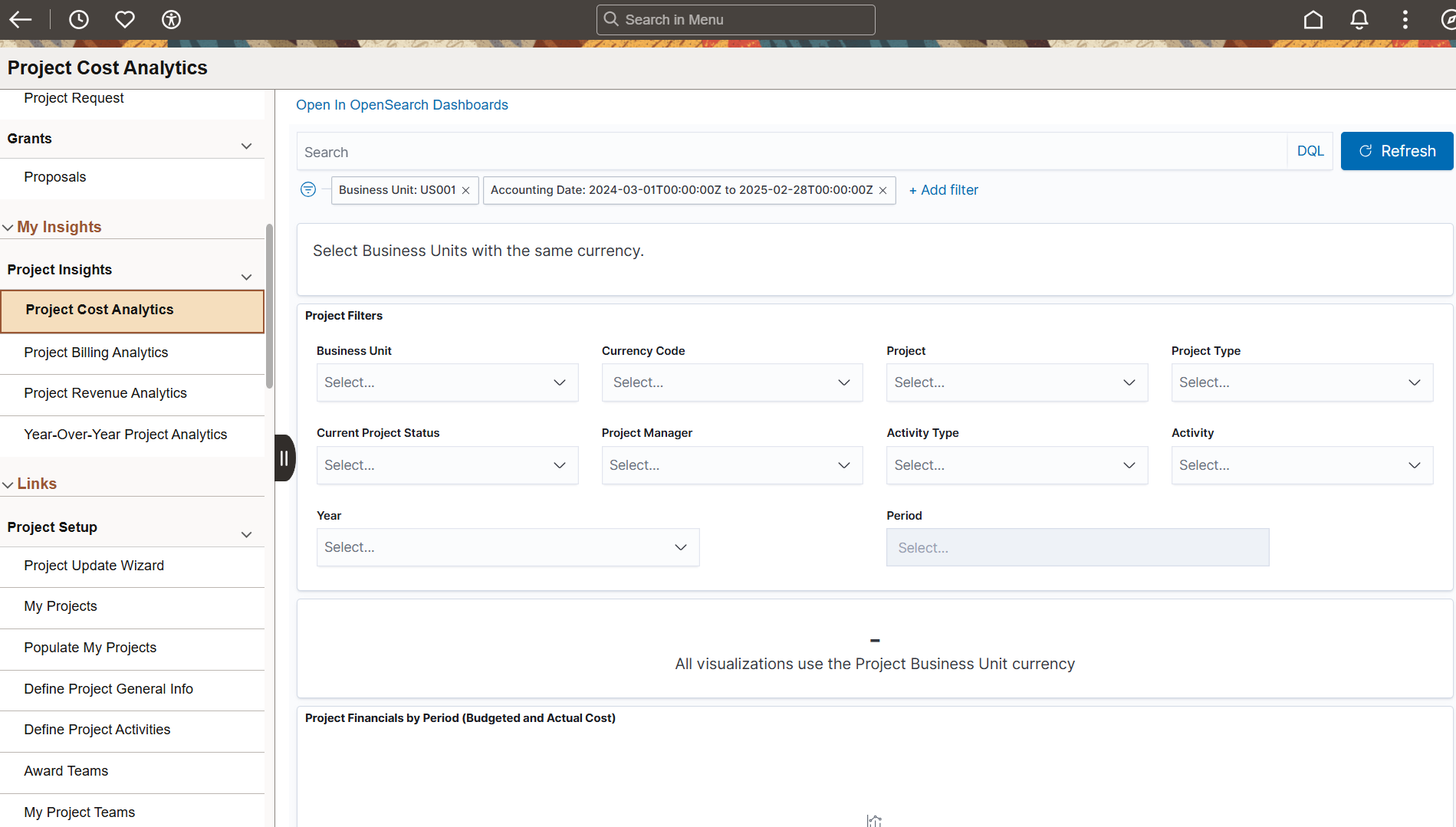 Projects Insights