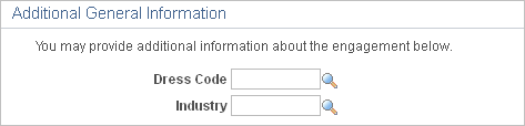 Service Order - Additional General Information page