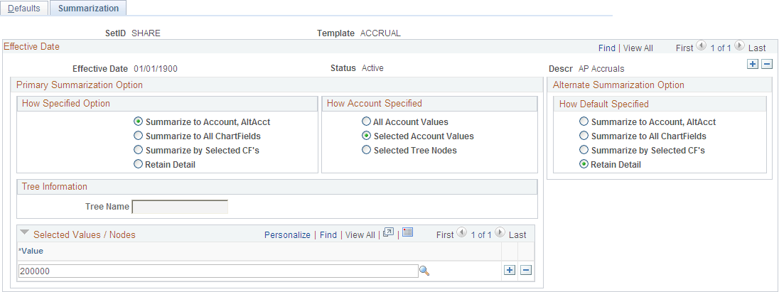 Journal Generator Template - Summarization page