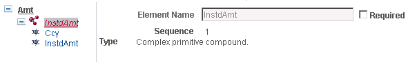 Example of a PeopleSoft Document with a Complex Primitive Compound Element Type