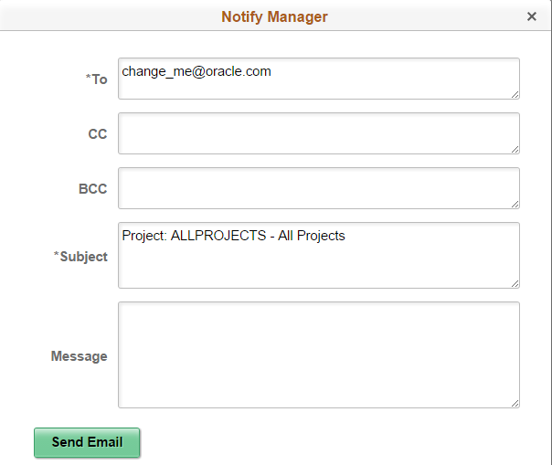 Notify page