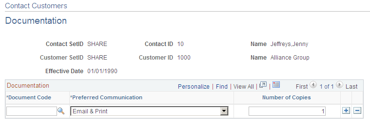 Documentation page