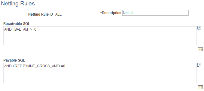 Netting Rules page