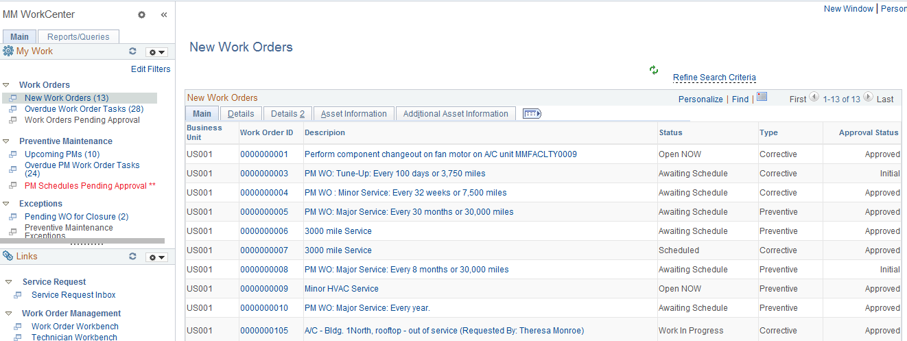 After Configure Filter Values page