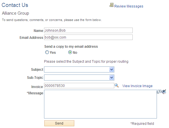 Contact Us Page