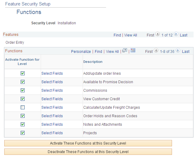 Functions page