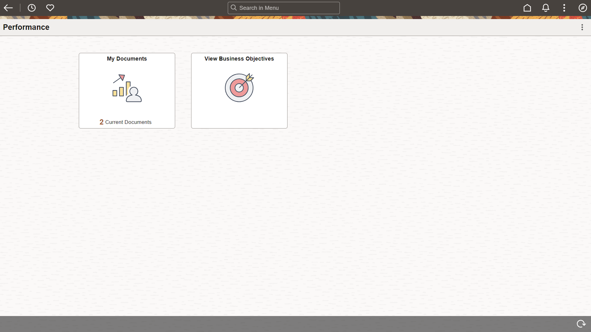 Performance dashboard