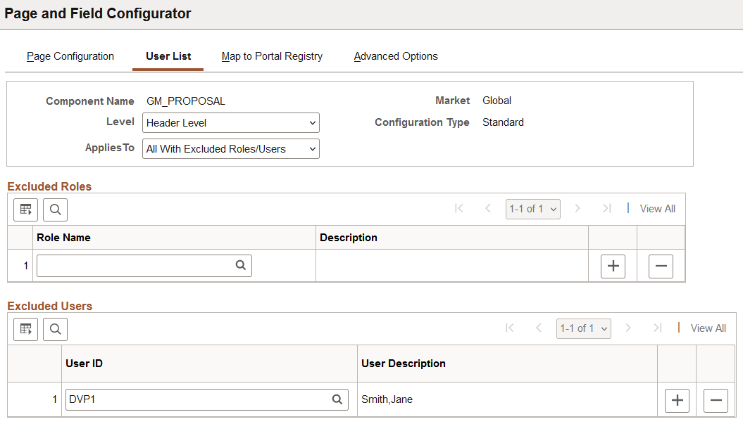 PFC_User List page