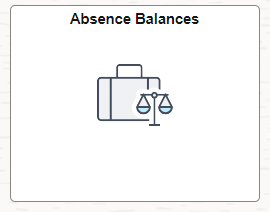 Absence Balances Tile