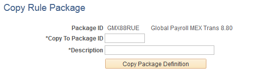 Copy Rule Package