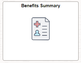 Benefits Summary tile