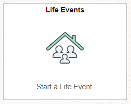 Life Events tile