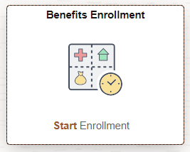 Benefits Enrollment tile