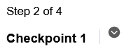 Step drop-down list (Checkpoint)