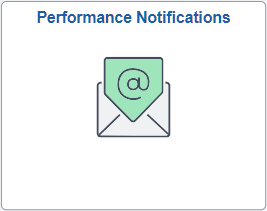 Performance Notifications tile