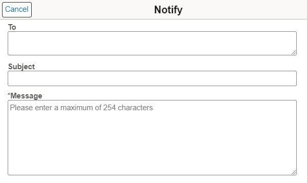 Notify page