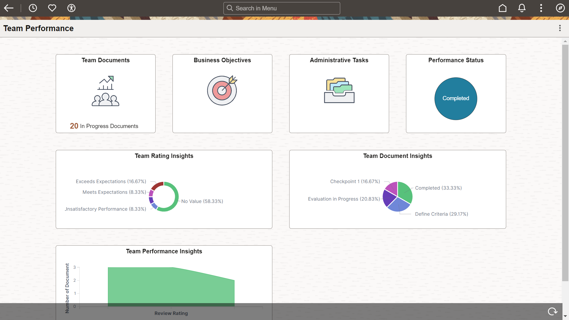 Team Performance Dashboard