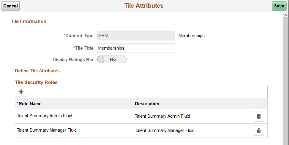 Tile Attributes (1 of 2)