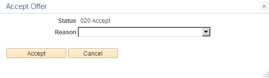 Accept Offer page