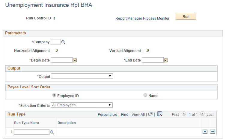 Unemployment Insurance Rpt BRA page