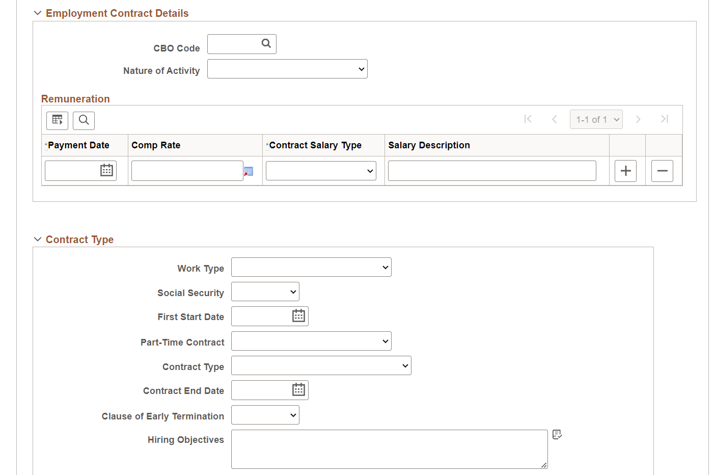 Additional Contract Info page (2 of 4)