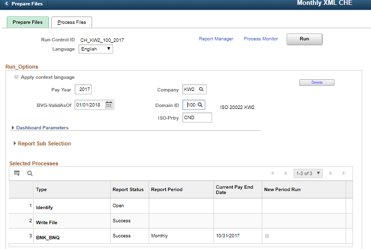 Prepare Files Page