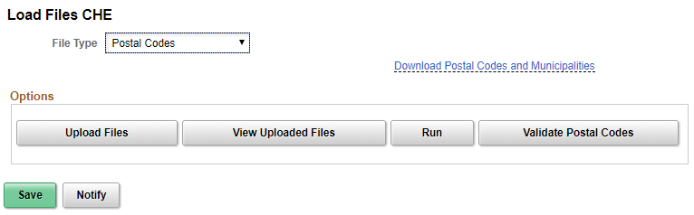 Load Files CHE