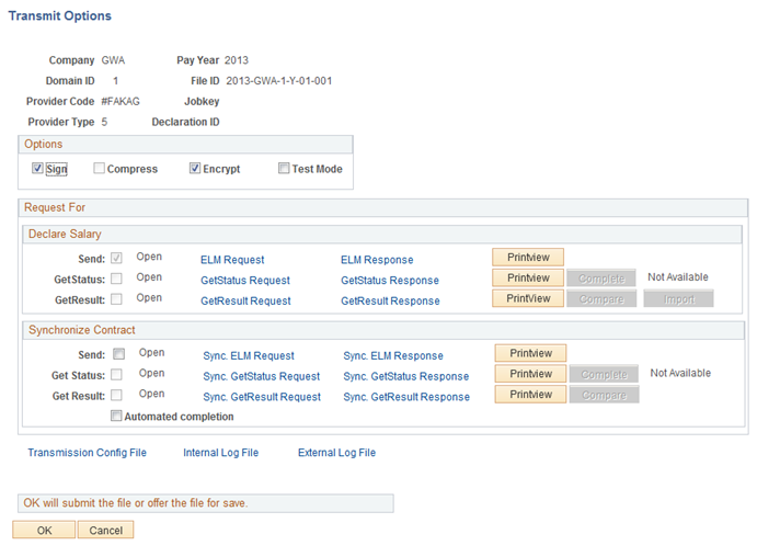 Year End processing CHE page - Downloading BVG Data