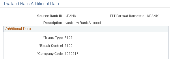 Thailand Bank Additional Data