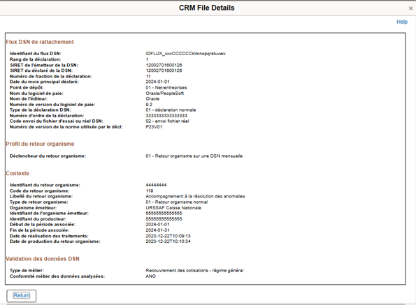 CRM File Details