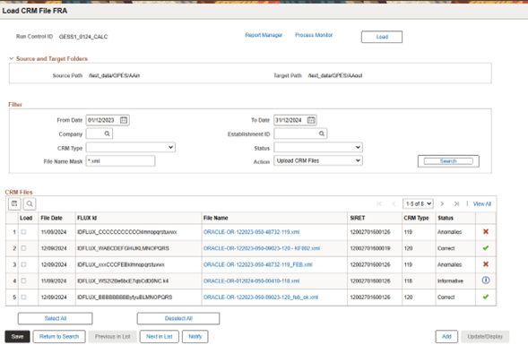 Load CRM File FRA