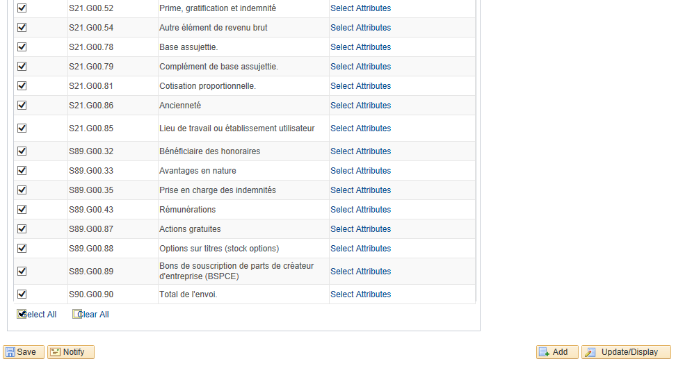 Extraction Data Page (3 of 3)