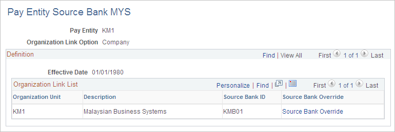 Pay Entity Source Bank MYS page