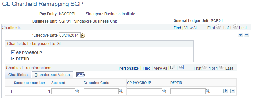 GL Chartfield Remapping SGP page