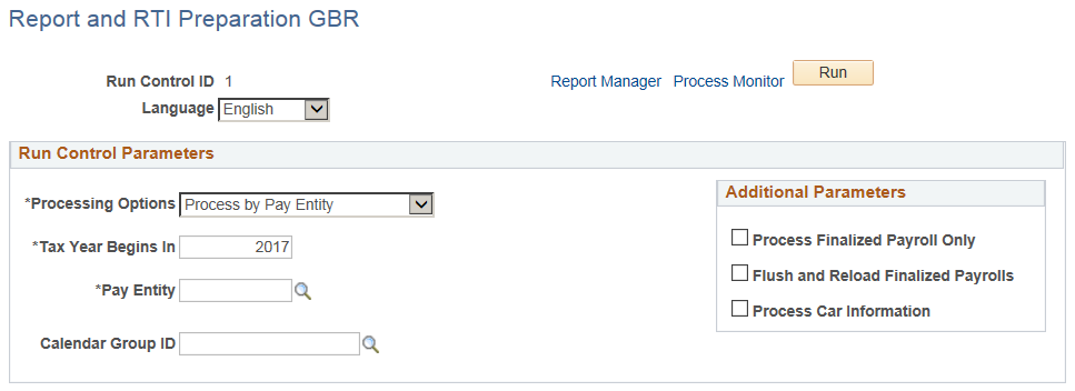 Report and RTI Preparation GBR page