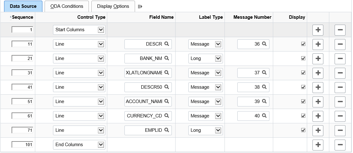 Data Source tab