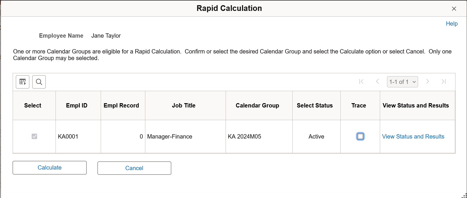 Rapid Calc Modal