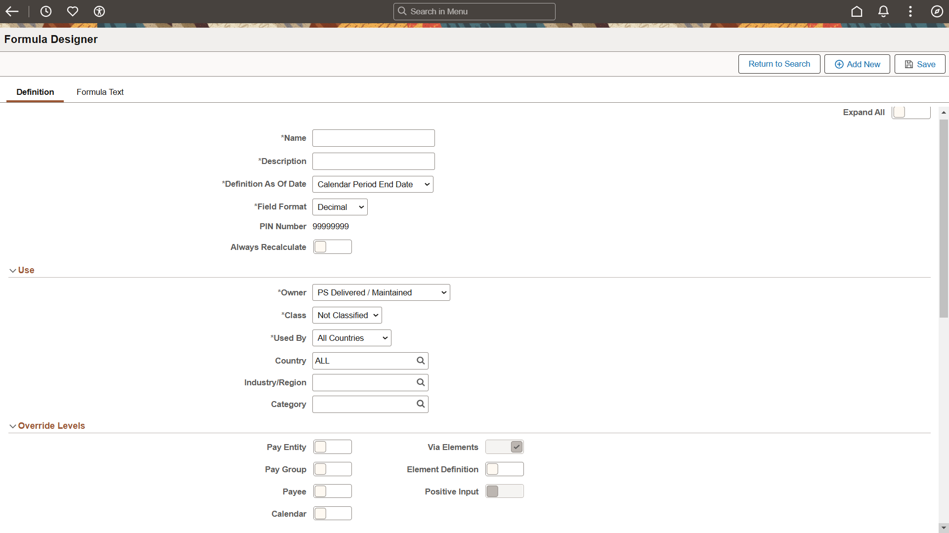 Formula Designer Definition page 1