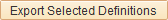 Export Selected Definitions button