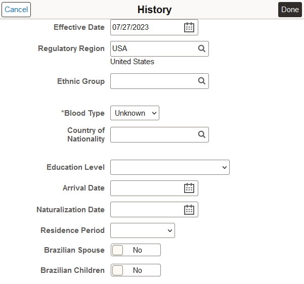 (BRA) History Page