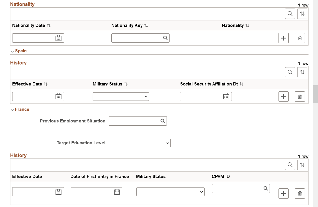 Person Data page - Regional section (6 of 12)