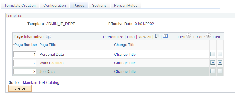 Pages page
