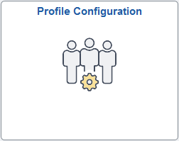 Profile Configuration tile